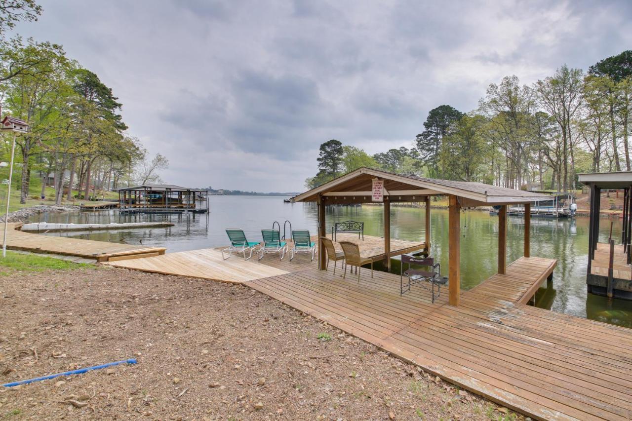 Cozy Lake Cabin With Dock In Hot Springs Natl Park Villa Lake Hamilton ภายนอก รูปภาพ