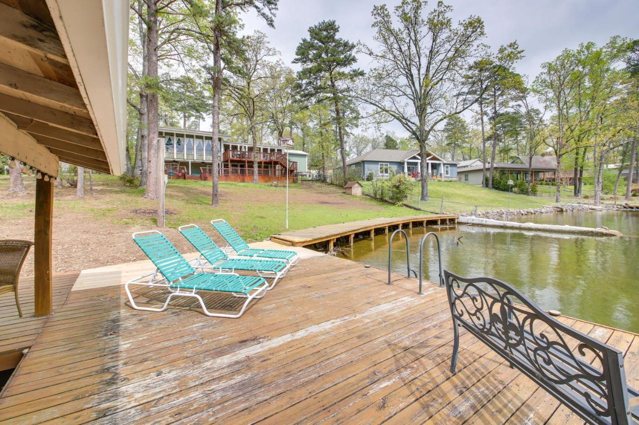 Cozy Lake Cabin With Dock In Hot Springs Natl Park Villa Lake Hamilton ภายนอก รูปภาพ